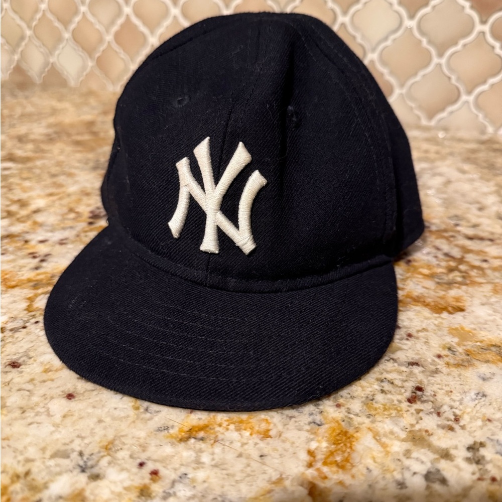 New Era Yankees Blue Fitted Cap with White Accents